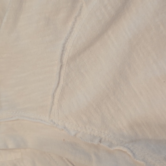 FREE PEOPLE WE THE FREE. THE ARDEN TEE. LONG SLEEVE. WHITE. SIZE X-LARGE. - Picture 12 of 13